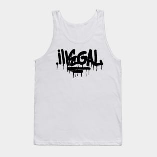 Illegal graffiti Tank Top